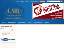 Tablet Screenshot of leightonbank.com